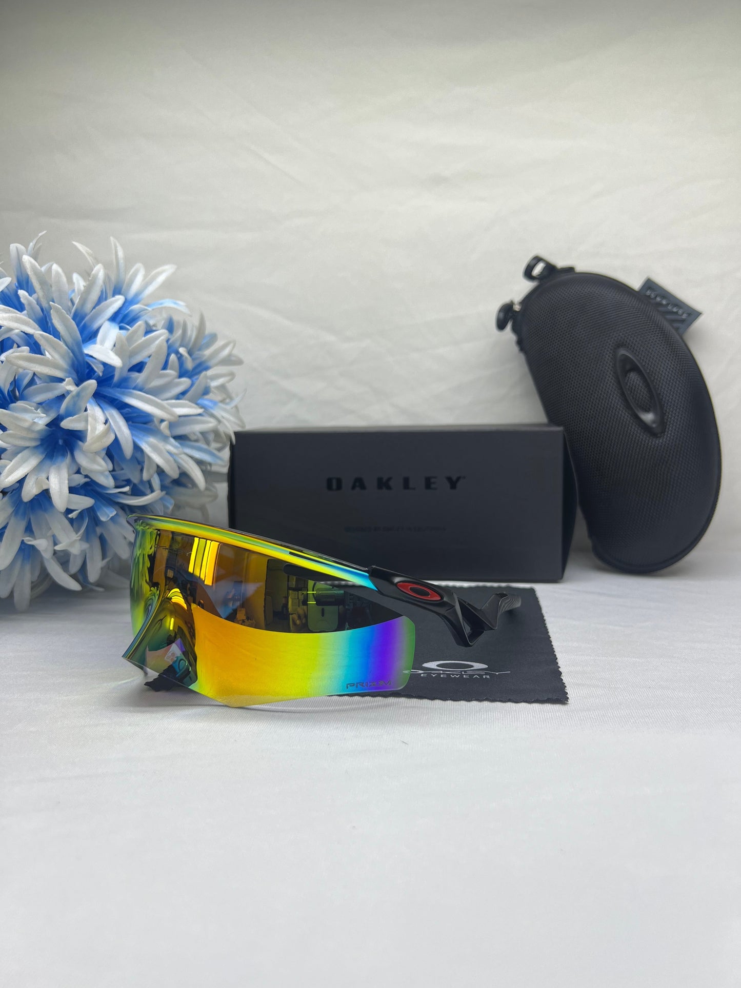 Oakley QNTM KATO Sport Sunglasses black oranges