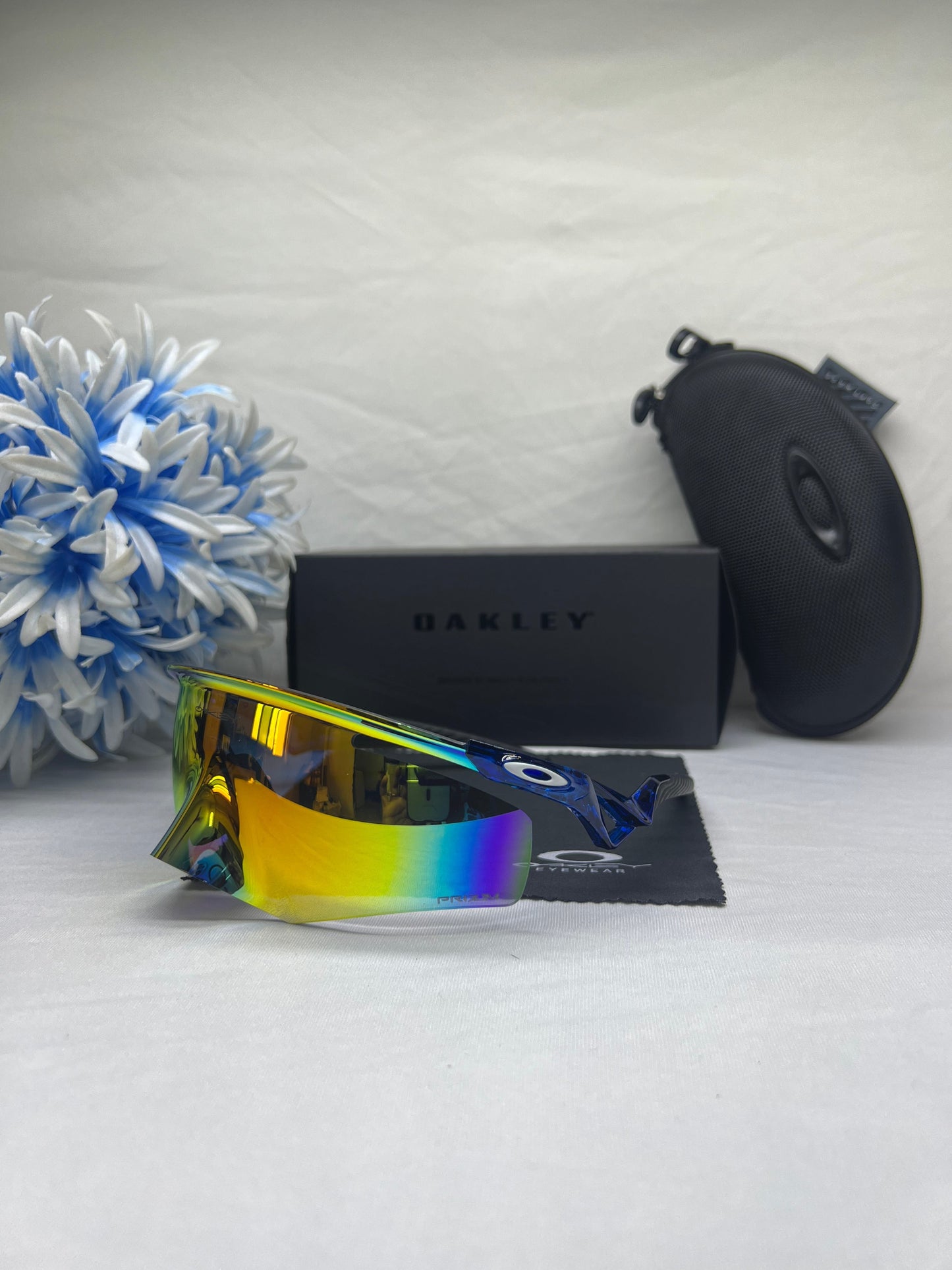 Oakley QNTM KATO Sport Sunglasses blue orange
