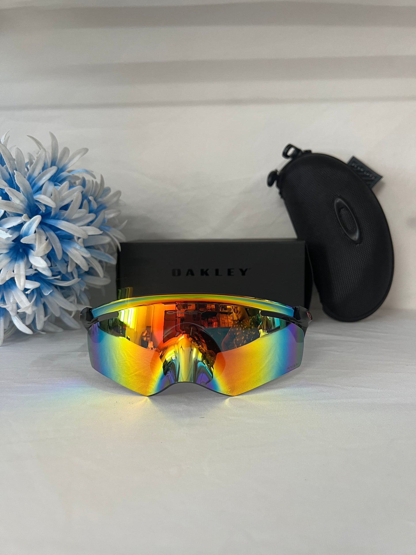 Oakley QNTM KATO Sport Sunglasses black oranges