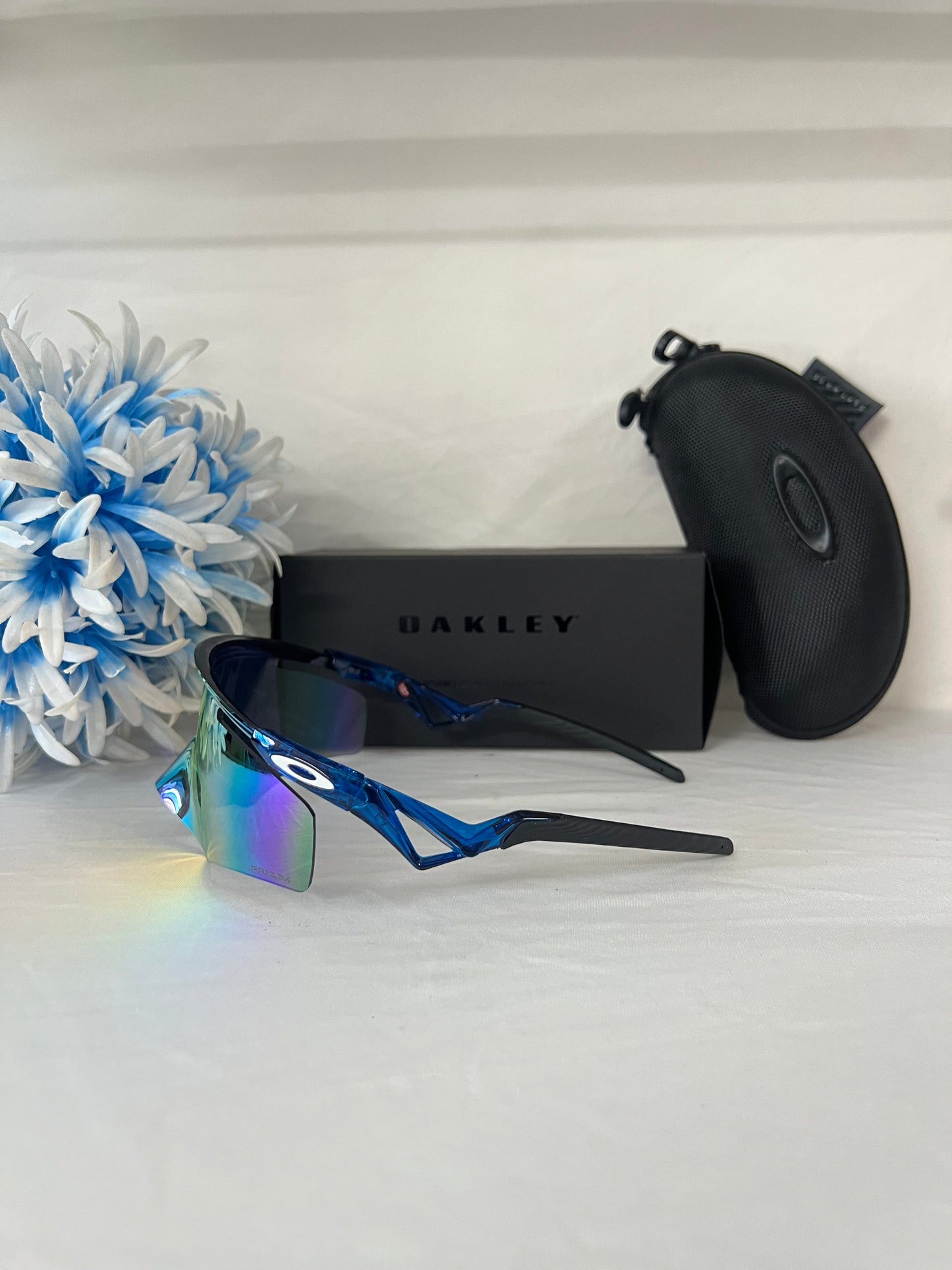 Oakley QNTM KATO Sport Sunglasses blue orange