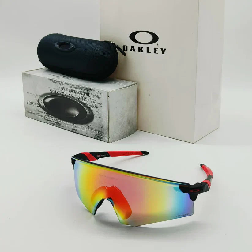 OAKLEY Encoder Sports Sunglasses (RED MIRROR)