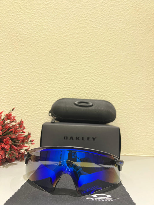 Oakley Encoder UV protected Sport Sunglasses BLACK BLUE