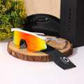 Most Awaited Sports hydra UV protected Sport Sunglasses White Orange