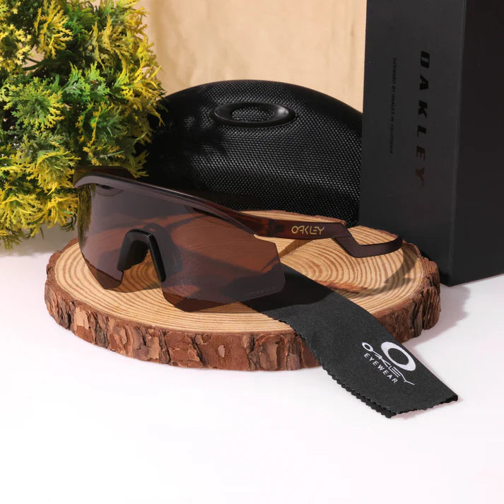 Oakley hydra UV protected Sport Sunglasses Brown Brown
