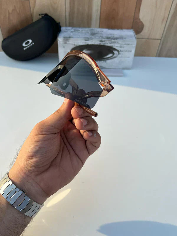 Oakley hydra UV protected Sport Sunglasses Light Black