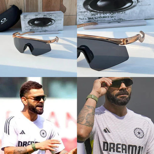 Oakley hydra UV protected Sport Sunglasses Light Black