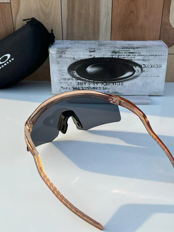 Oakley hydra UV protected Sport Sunglasses Light Black