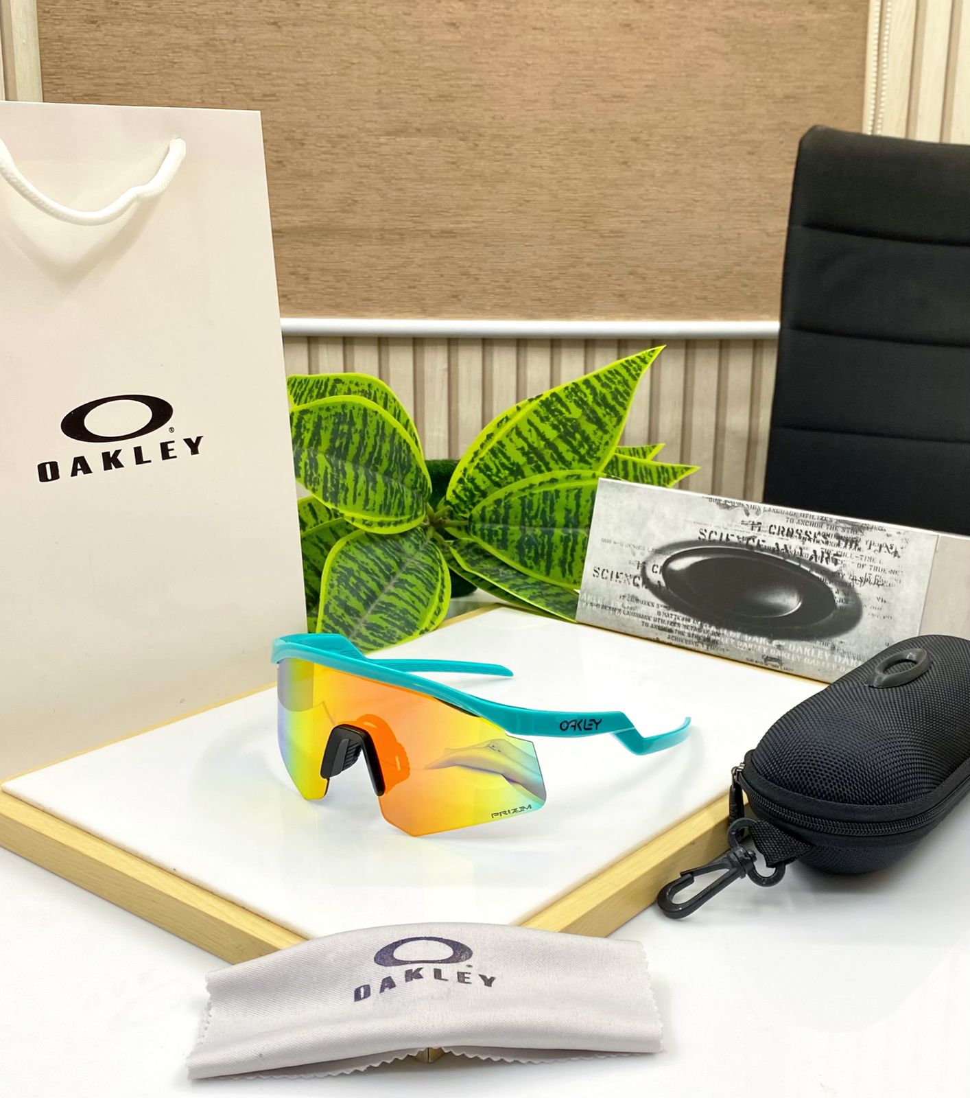 Oakley hydra UV protected Sport Sunglasses BATLI ORANGE