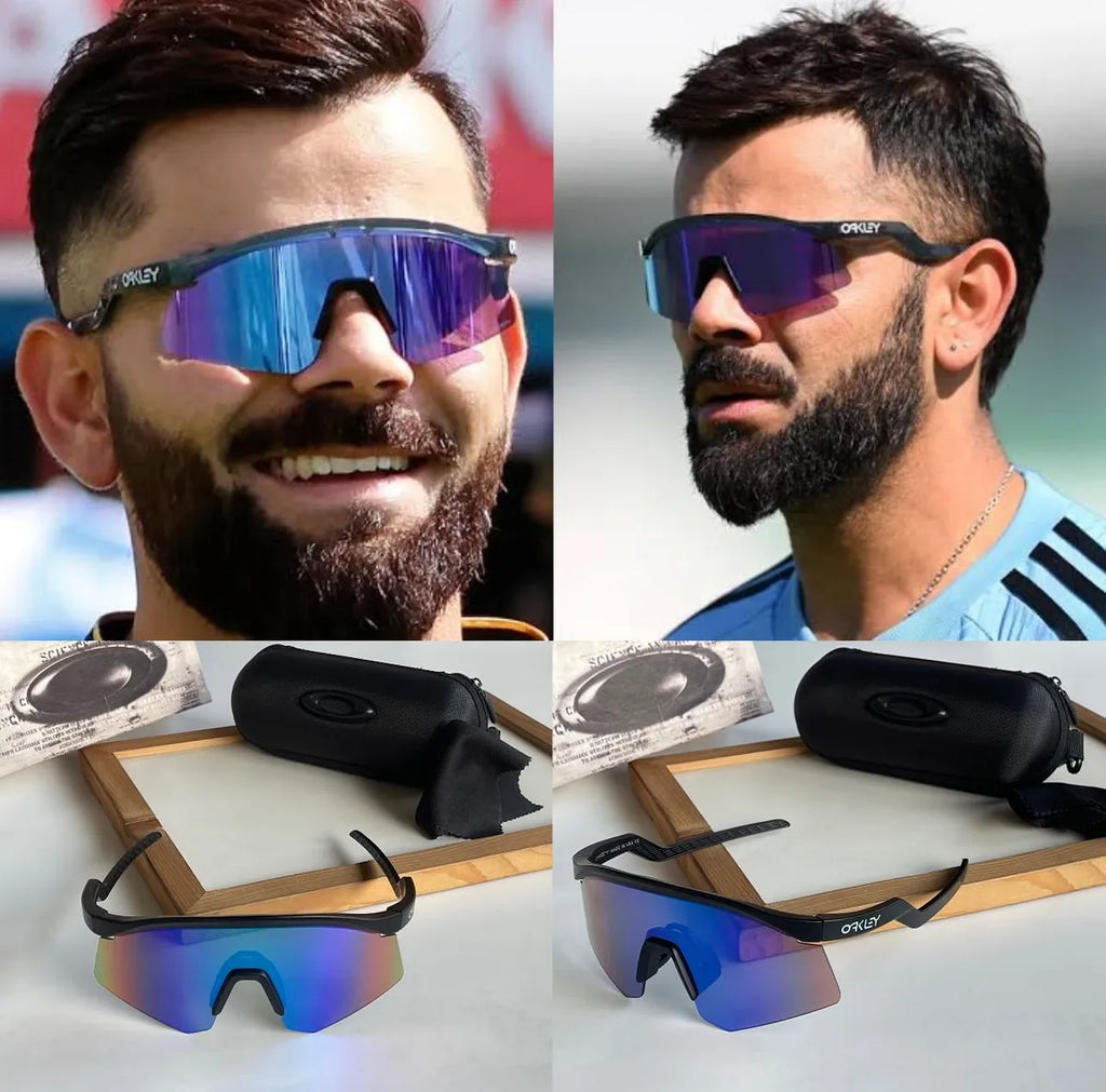 Most Awaited Sports hydra UV protected Sport Sunglasses black blue virat