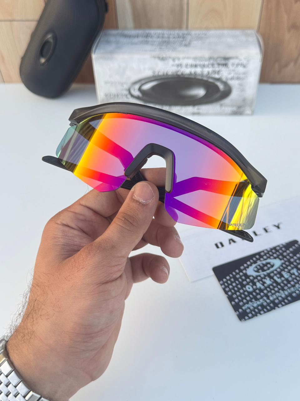 Most Awaited Sports Grey Red Mirror Prizm Sunglasses