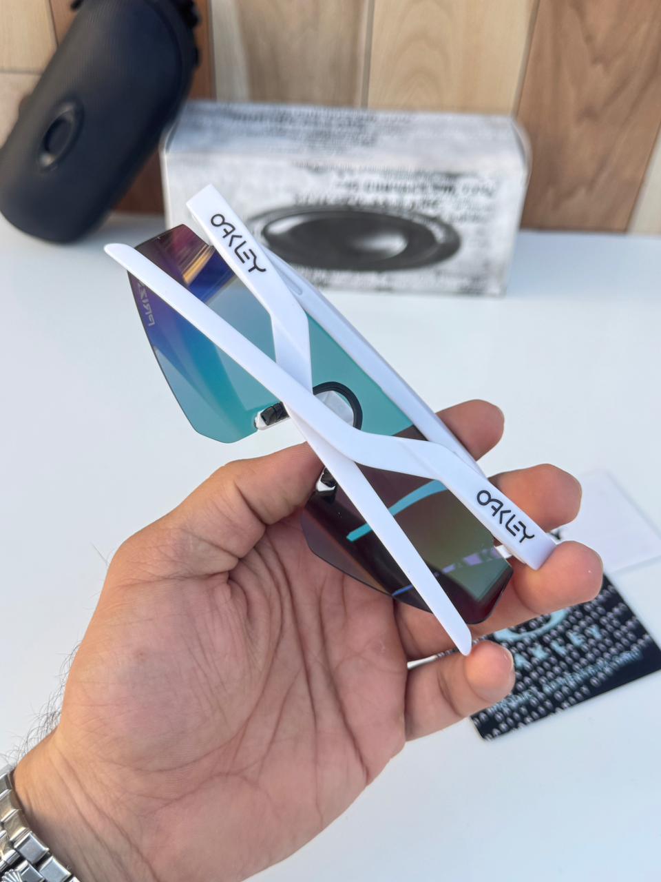 Most Awaited Sports White Red Mirror Prizm Sunglasses