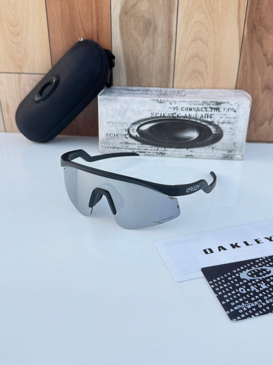 Most Awaited Sports Black Silver Mirror Prizm Sunglasses