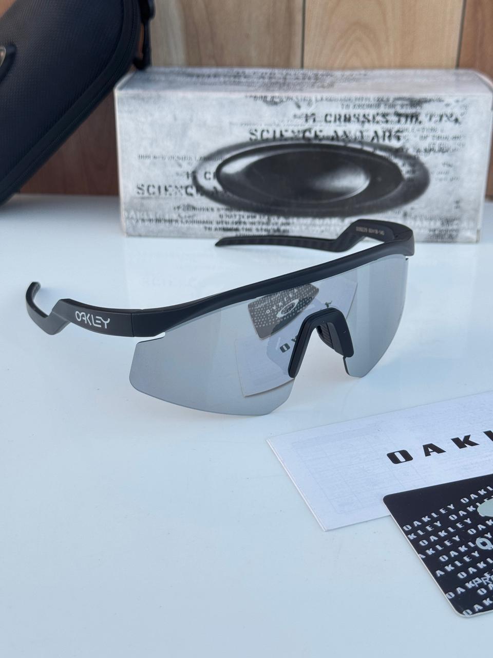 Most Awaited Sports Black Silver Mirror Prizm Sunglasses