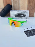 Most Awaited Sports Peacock Green Red Mirror Prizm Sunglasses