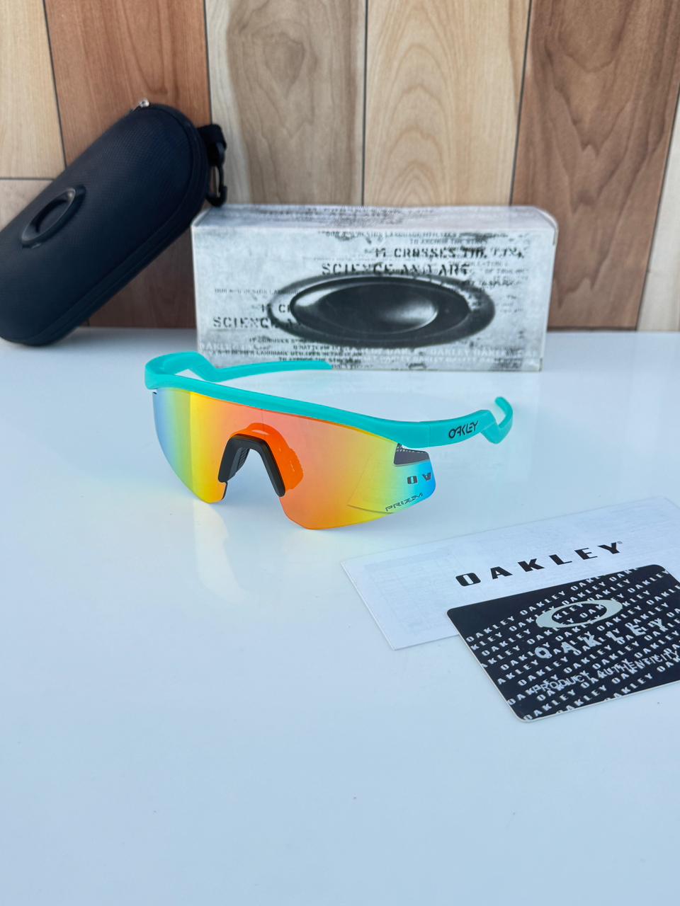 Most Awaited Sports Green Red Mirror Prizm Sunglasses