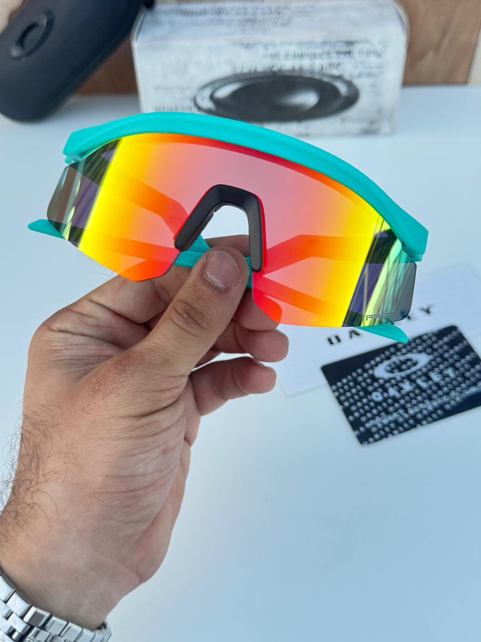 Most Awaited Sports Green Red Mirror Prizm Sunglasses