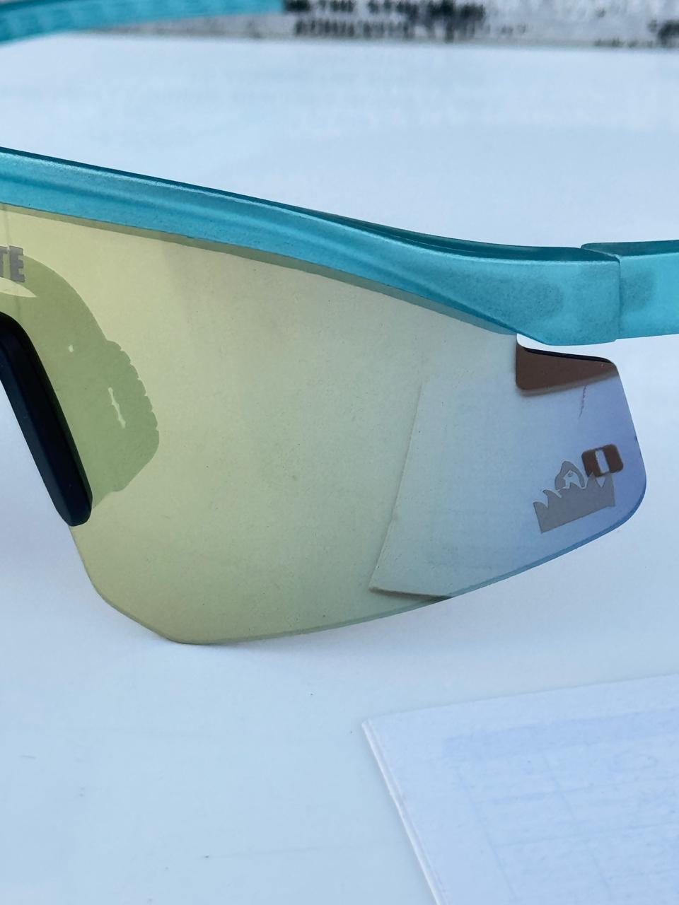 Most Awaited Sports Green Golden Mirror Prizm Sunglasses