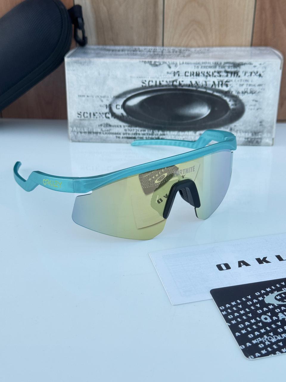 Most Awaited Sports Green Golden Mirror Prizm Sunglasses
