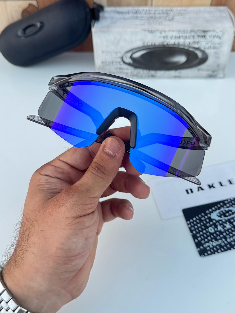 Most Awaited Sports Black Blue Prizm Sunglasses