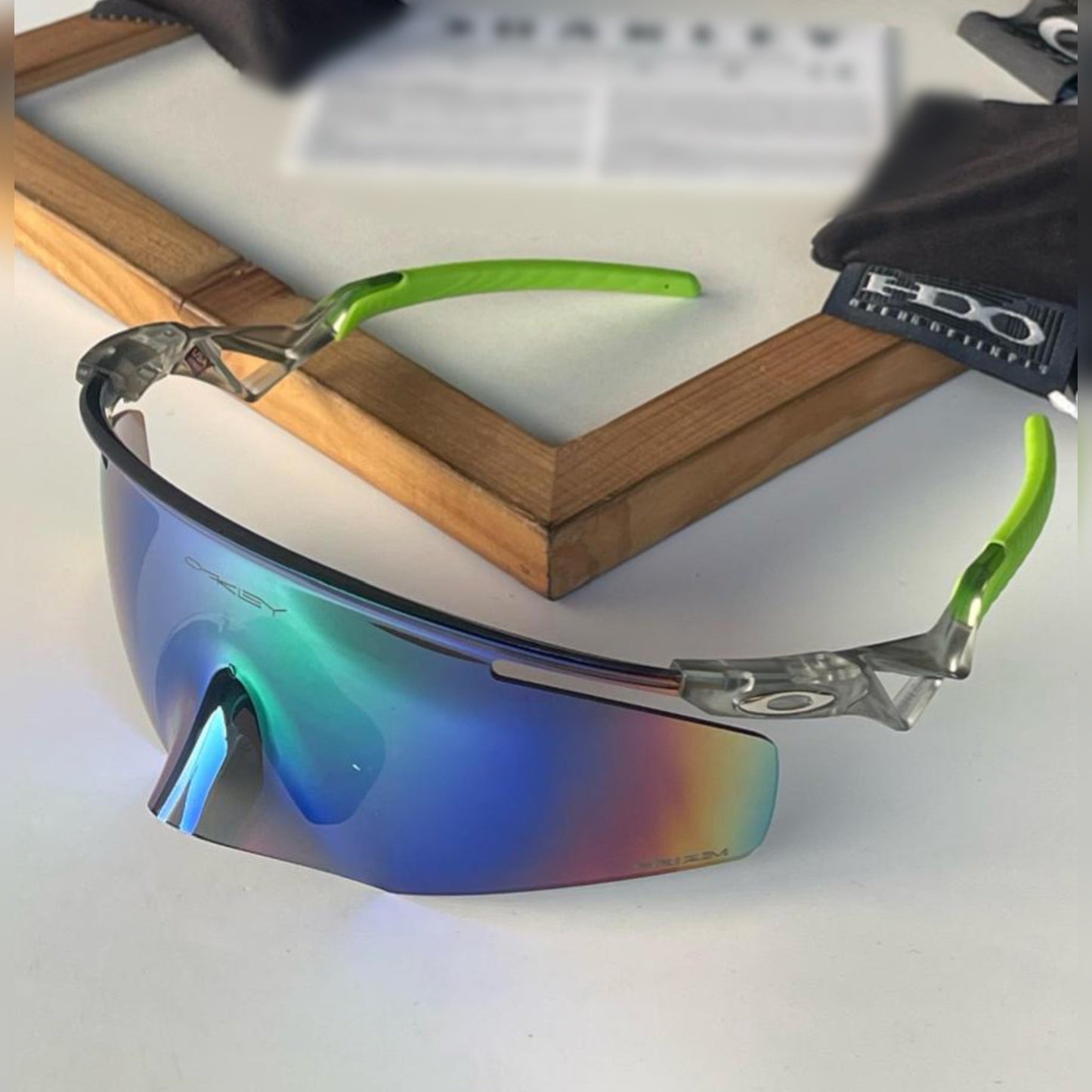 New Sports Fashion Sunglasses QNT-KATO GREEN BLUE