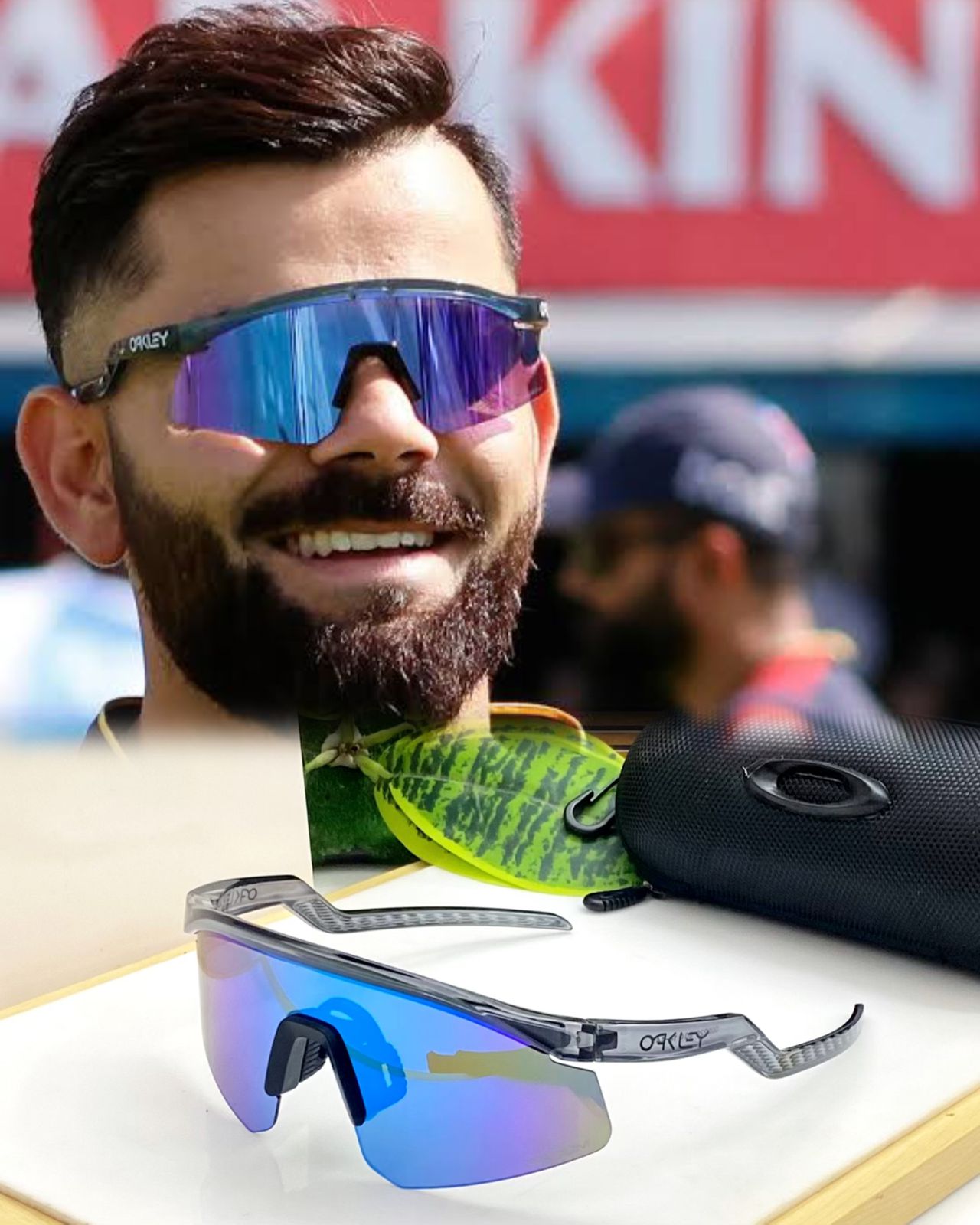New Sports Fashion Sunglasses HYDE GREY BLUE