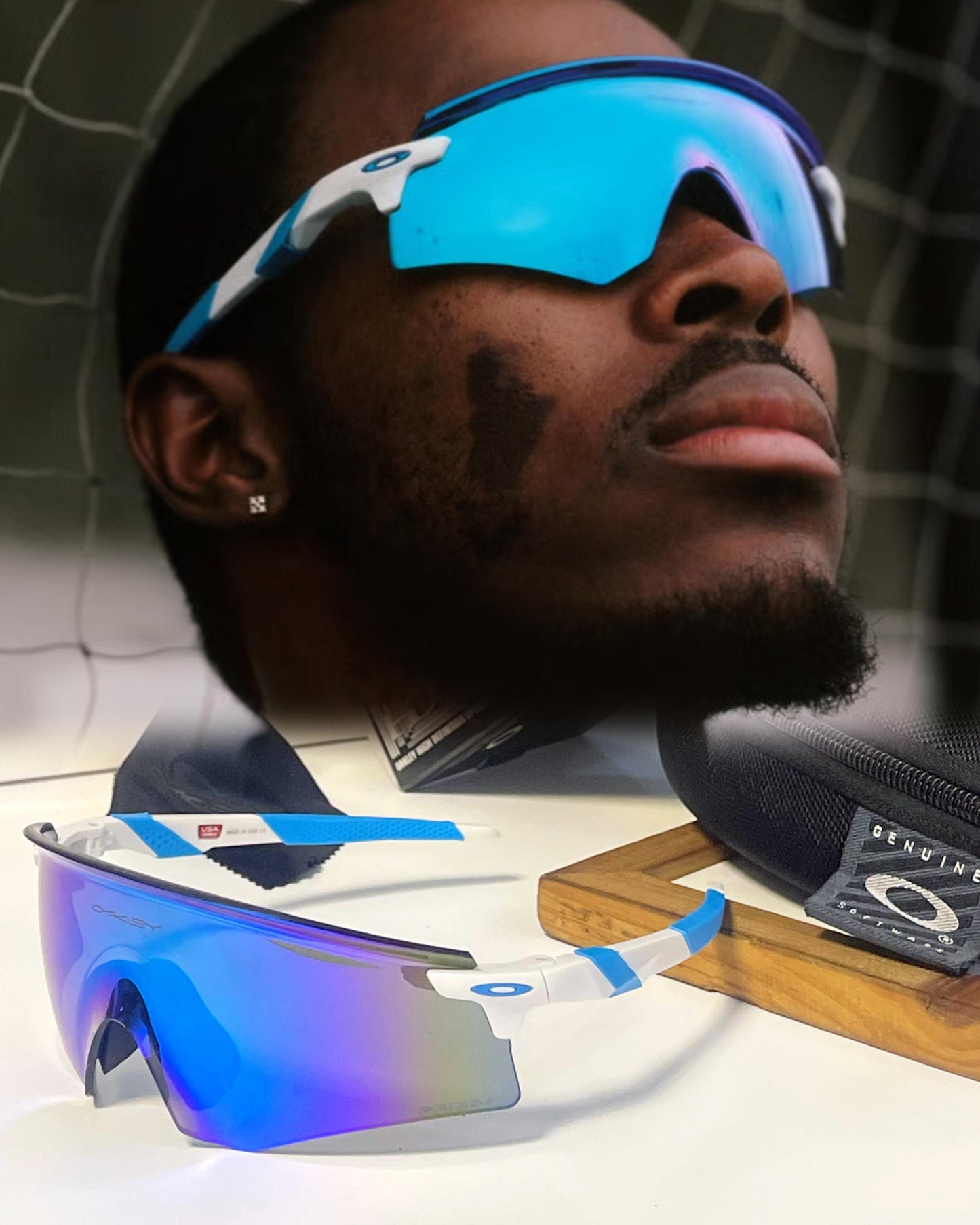 New Sports Fashion Sunglasses ENCO WHITE AQUA